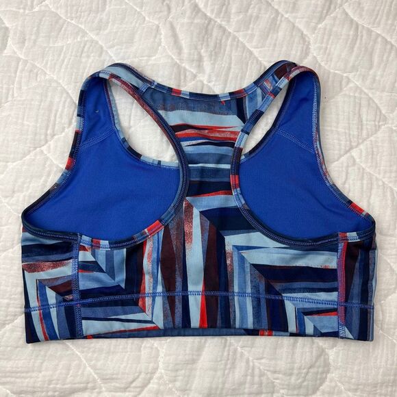 Nike Women's Dri-FIT Sports Bra M Multicolor Racerback Gym Yoga - Picture 4 of 6